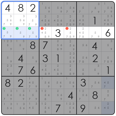 sudoku hidden pairs