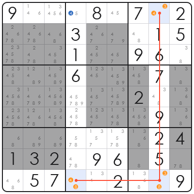 sudoku hidden singles method